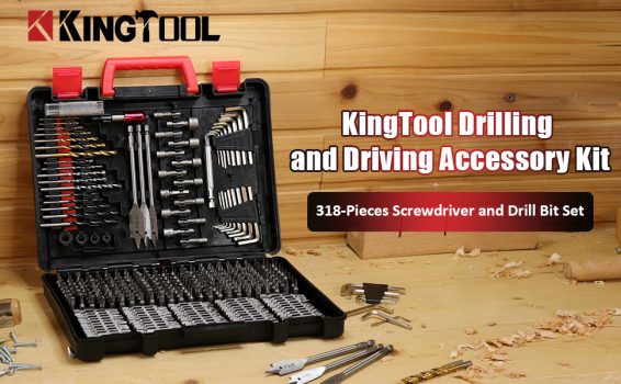 ערכת 318 חלקים ביטים, בוקסות ומקדחים מבית KingTool במחיר מדהים!