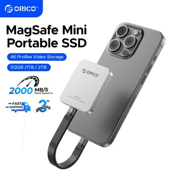 כונן SSD חיצוני מגנטי מהיר ORICO לאייפונים ומחשבים במחיר הצגה!