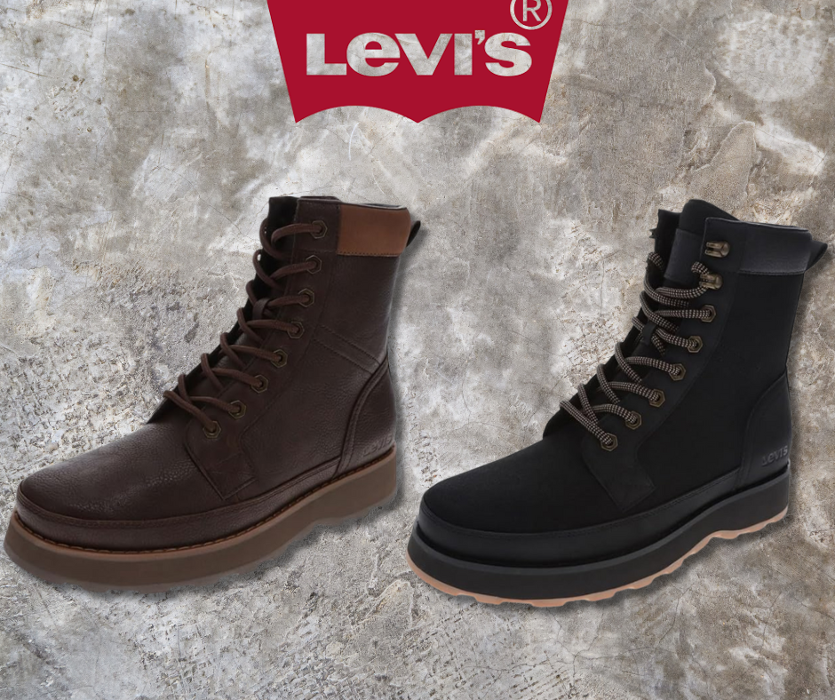 מגפי קרסול יומיומיים לגברים של Levi's