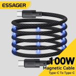 כבל מסולסל מגנטי יחודי Essager PD 100W במחיר בדיחה!