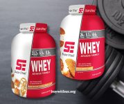 אבקת חלבון One WHEY במשקל 2.27 ק"ג Super Effect בטעם ופל הולנדי / בייגלה קרמל מלוח  רק ב-₪199