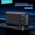 מטען נייד ממותג מוכר Kuulaa בנפח 20 אלף מילי אמפר ב-15$!