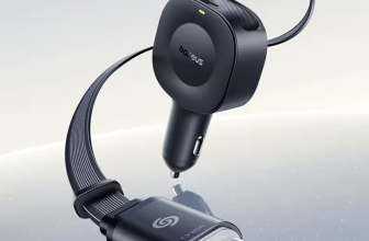 מטען מהיר כפול למצת הרכב Baseus 30W עם כבל נשלף במחיר רצפה!