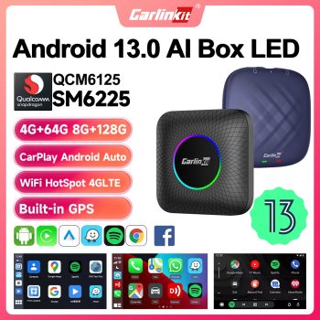 קופסת אנדרואיד 13 פרימיום לרכב CarlinKit במחיר טעות קיצוני!
