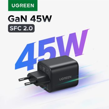 מטען מיני 45W GAN PD מבית יוגרין UGREEN במחיר מדהים!