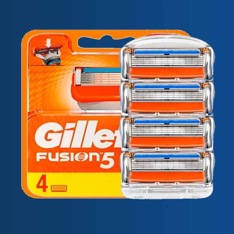 מארז 4 סכיני גילוח Gillette Fusion 5 במחיר סייל!
