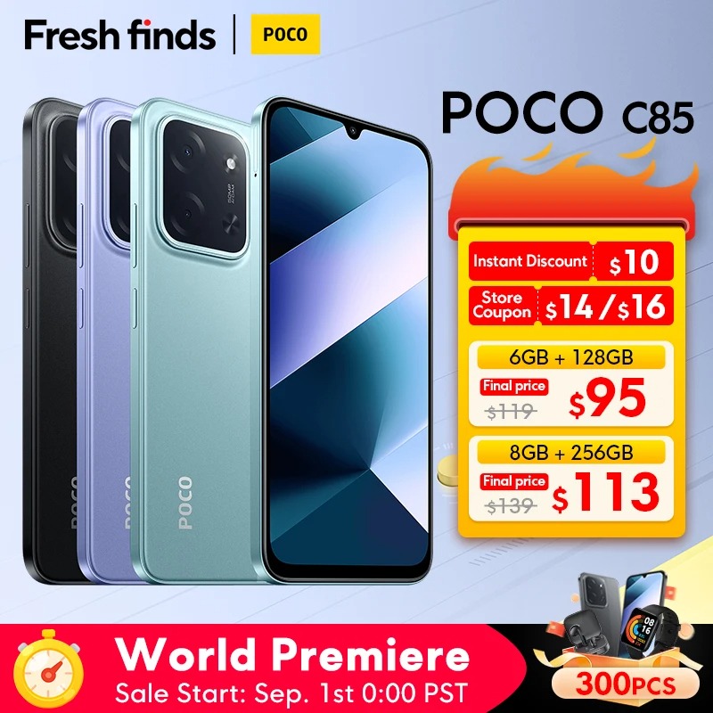 הסמארטפון הסופר מוזל החדש POCO C85 בדיל פגז!