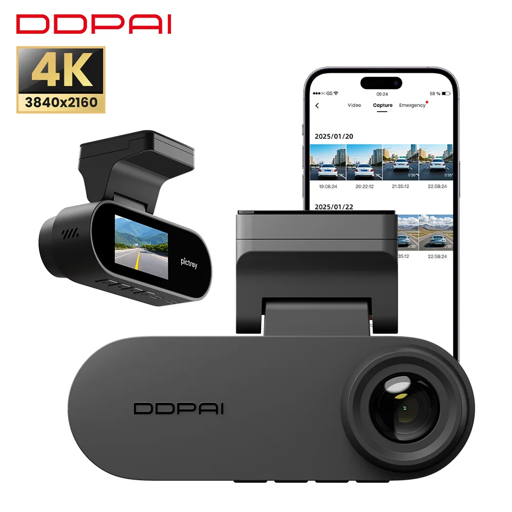 מצלמת דרך חדשה Pictrey A400 4K מבית DDPAI בדיל עקיצה!!