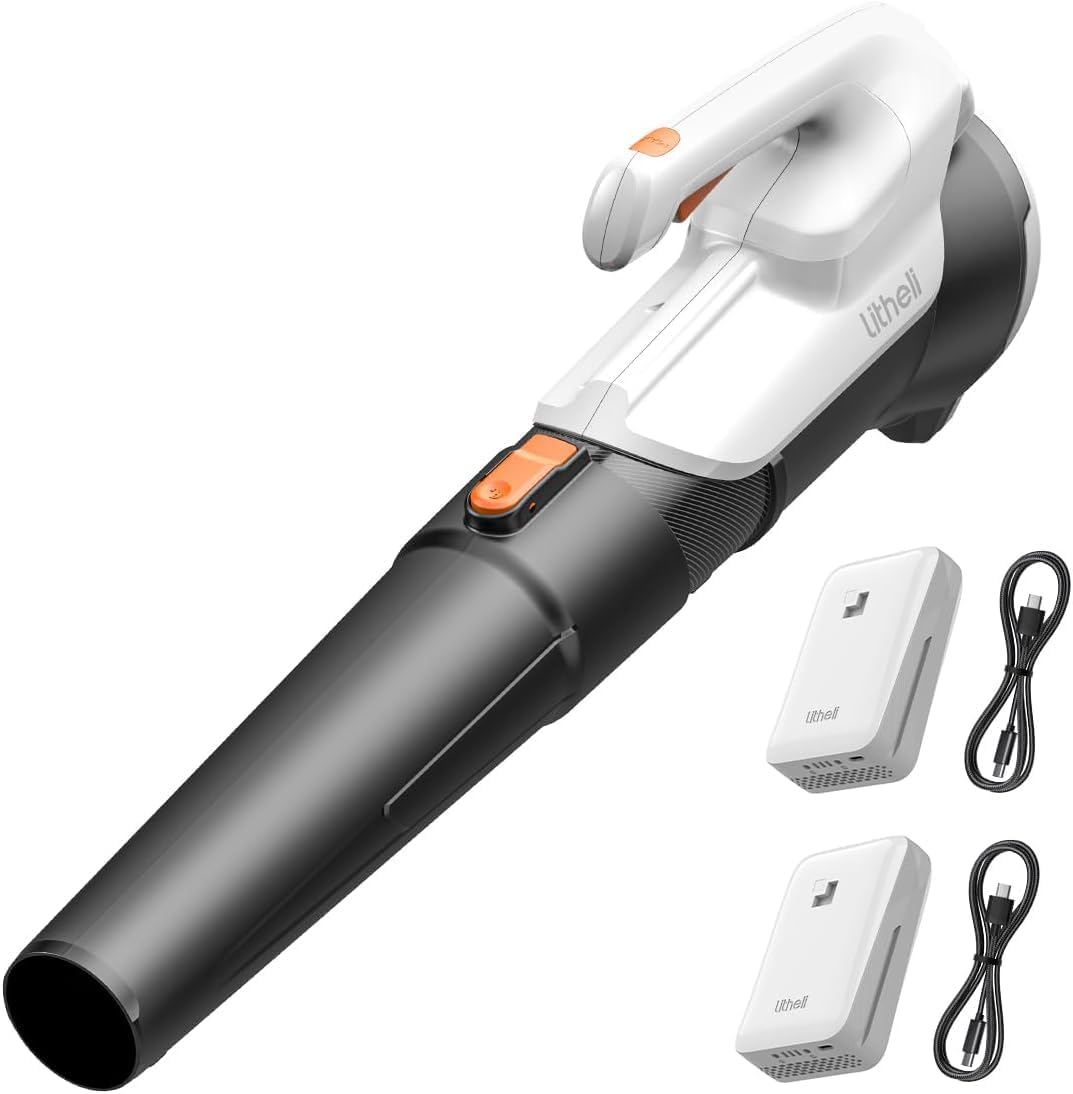 דיל נובמבר קיצוני! מפוח עלים נטען Litheli 20V: טעינת Type-C אוניברסלית וסוללות כפולות במחיר הזוי!
