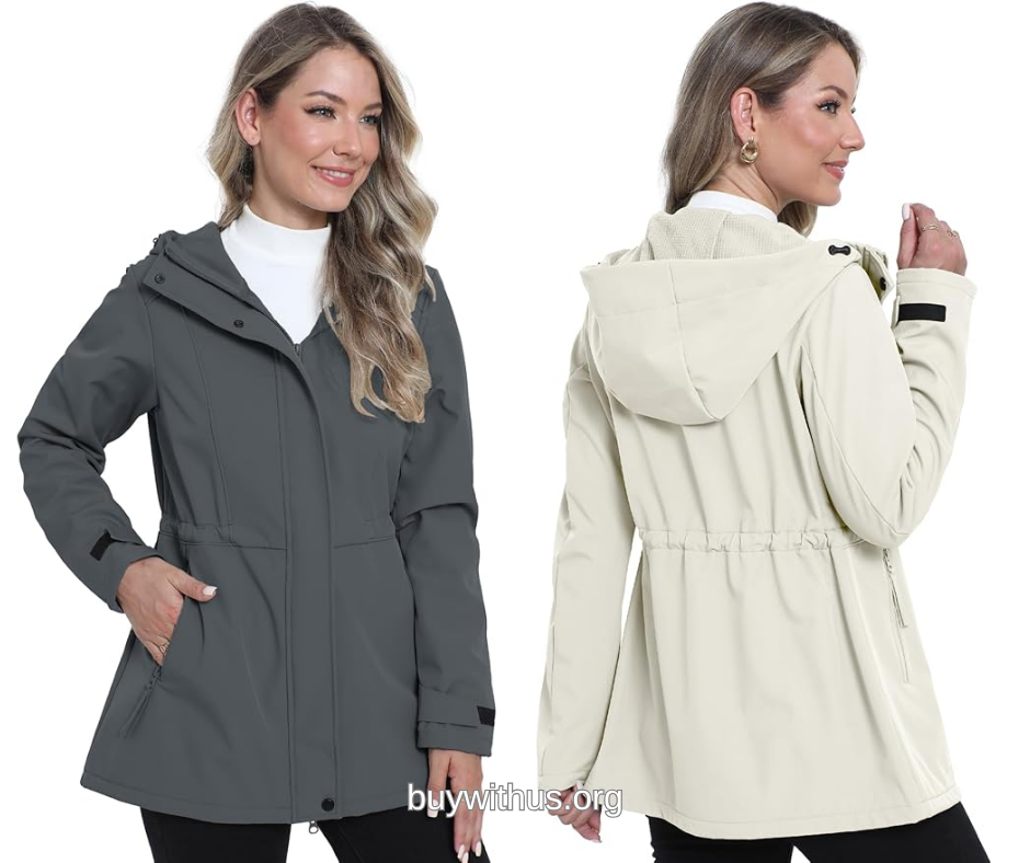 מעיל סופטשל לנשים BANTREK Softshell Jacket עמיד למים, מחמם ומחטב בפחות מ100 ש"ח!
