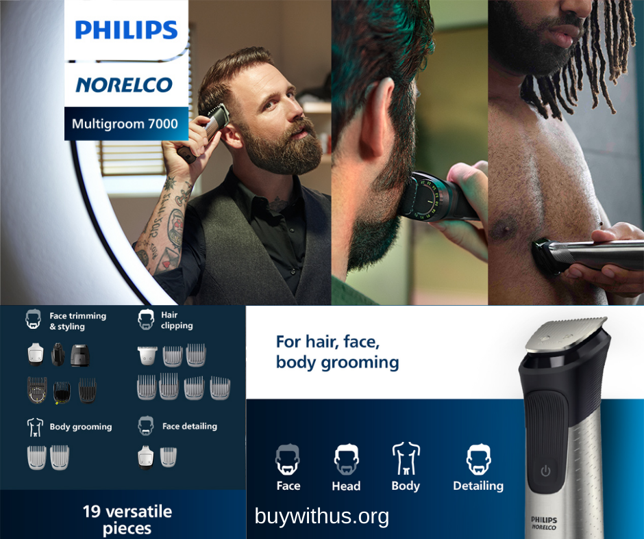 Philips Norelco Series 7000: מכונת ה-All-in-One האולטימטיבית לגוף ולפנים (דגם MG7970/49)