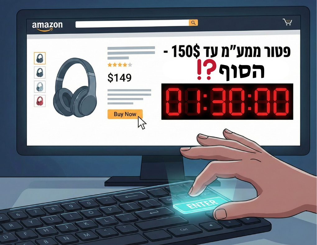 הכנסת הצביעה נגד העלאת הפטור ממע״מ ל-150$ הסוף⁉️