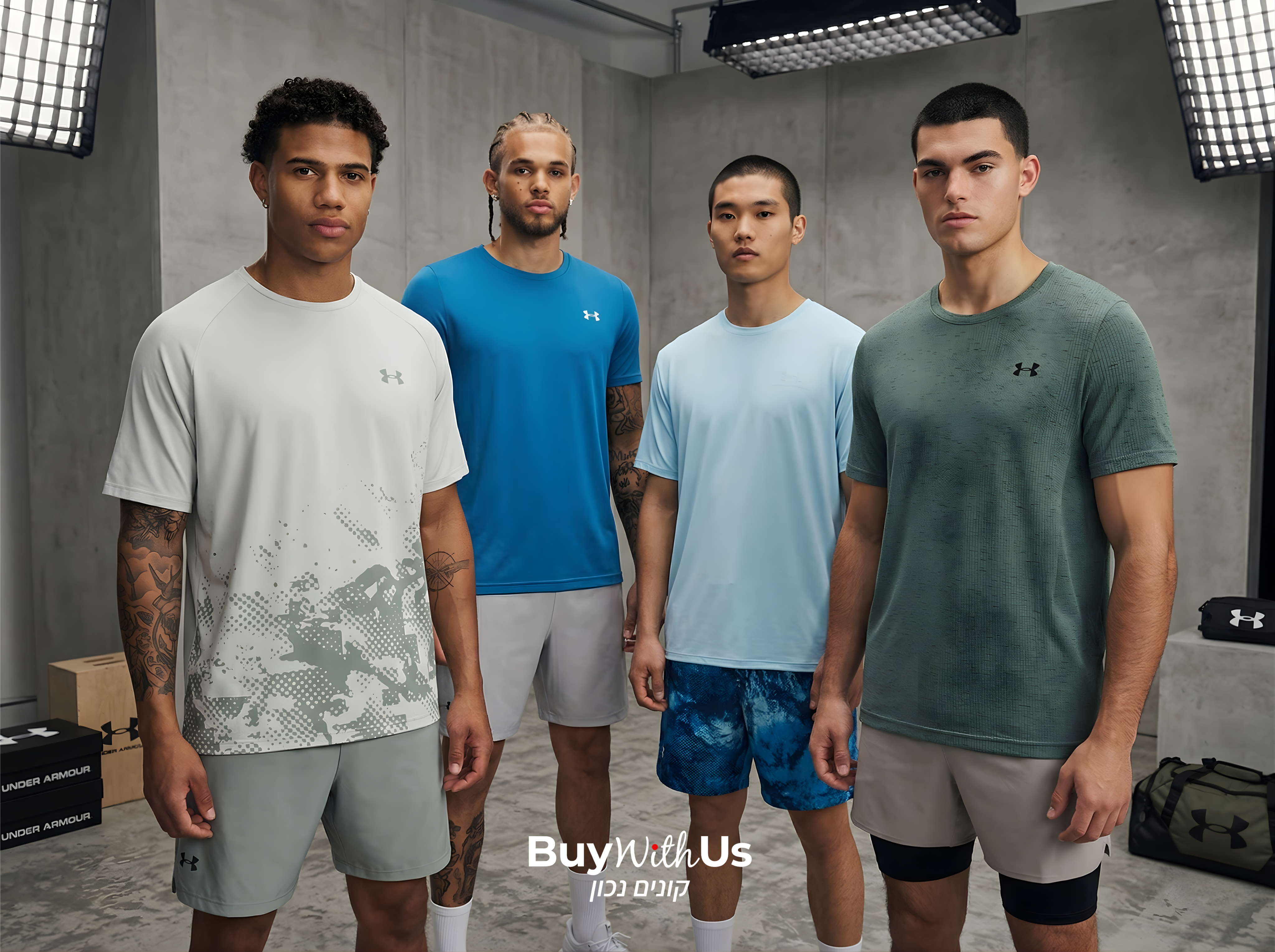 חולצות אימון אנדר ארמור Under Armour לגברים ב60% הנחה!