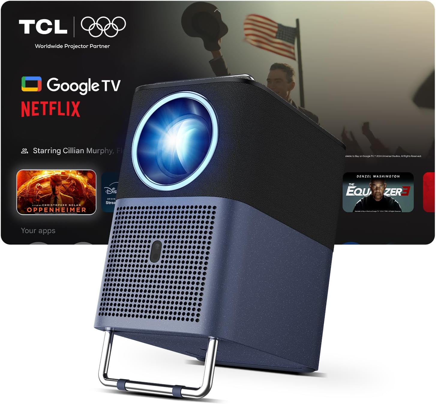 מקרן קומפקטי חכם TCL A1s – קולנוע ביתי אמיתי בכל מקום מקרן חכם נייד TCL A1s 1080P Google TV – סקירה ומפרט מלא.