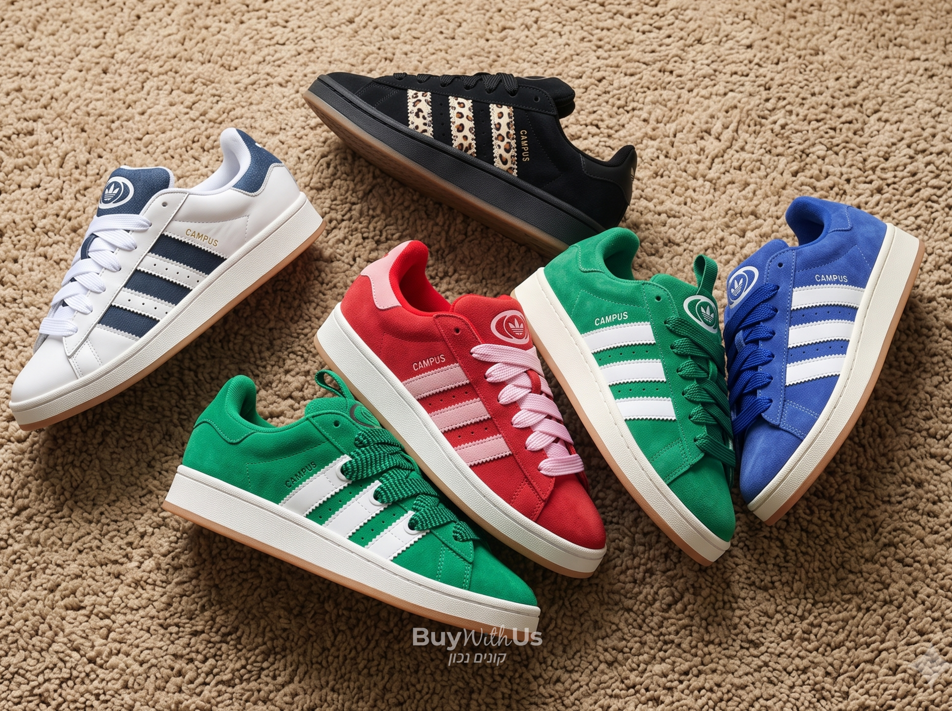 נעלי ה-Adidas Campus 00s לגברים, נשים ונוער בחיסול מלאי אדיר!