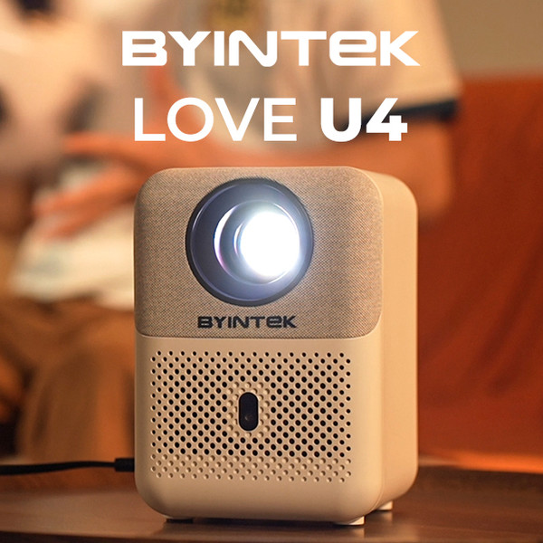 מקרן קולנוע ביתי חכם BYINTEK LOVE U4 Smart Mini 1080P – סקירה ומחיר סייל