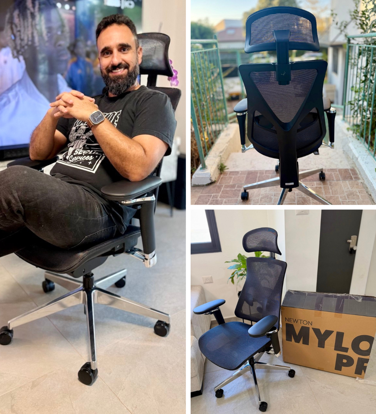 סדרת הכיסאות הארגונומיים Newton Mylo ו Mylo Pro בסקירה ודיל בלעדי שווה!