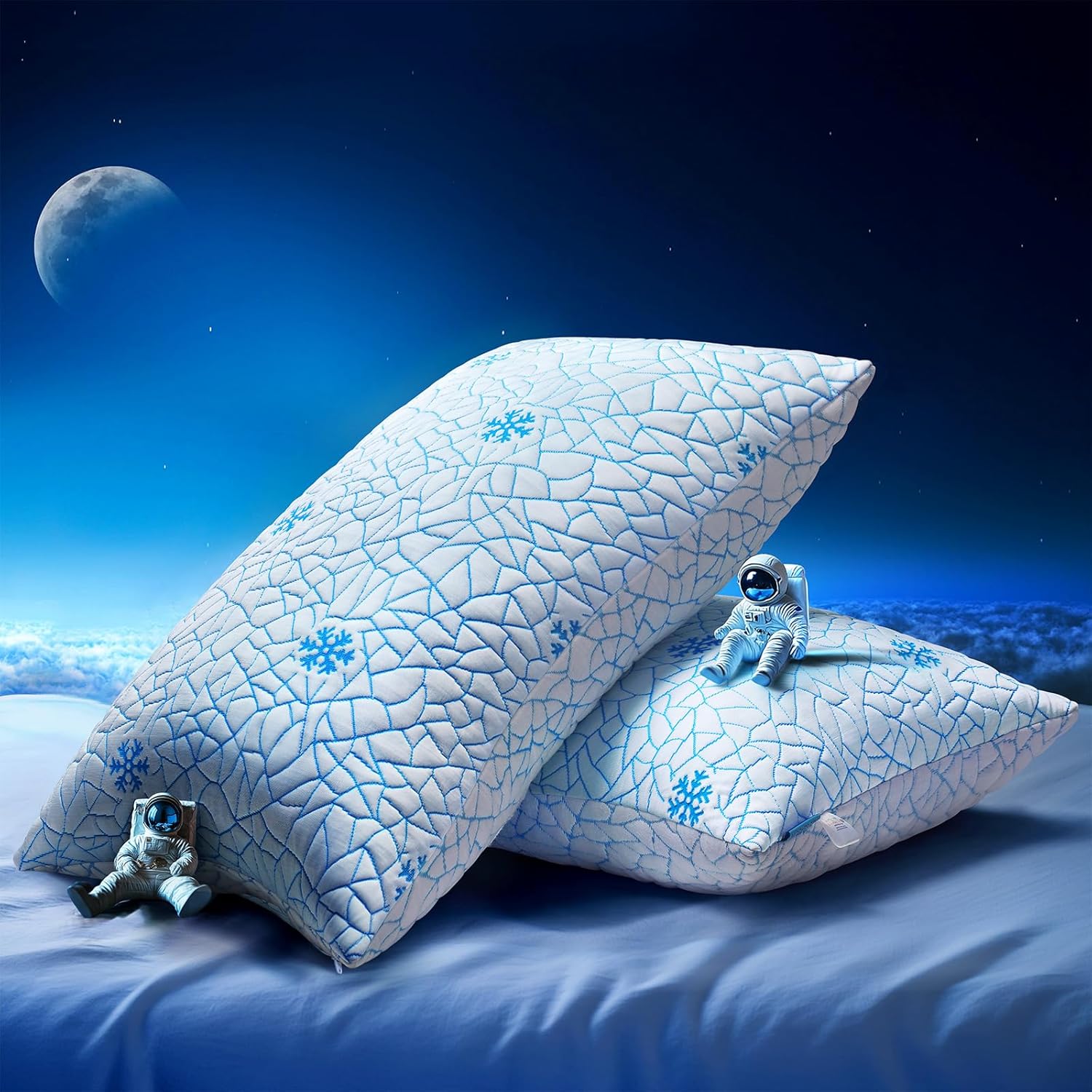 מארז זוג כריות שינה מתכווננות COSYTREE Shredded Memory Foam