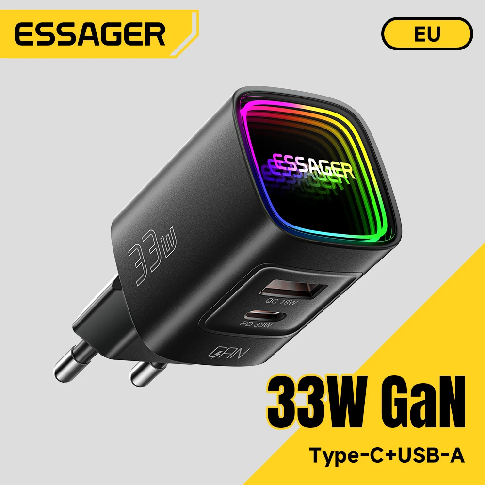 מטען קיר מהיר מהפכני עם חיבורים קלים ESSAGER במחיר טעות!