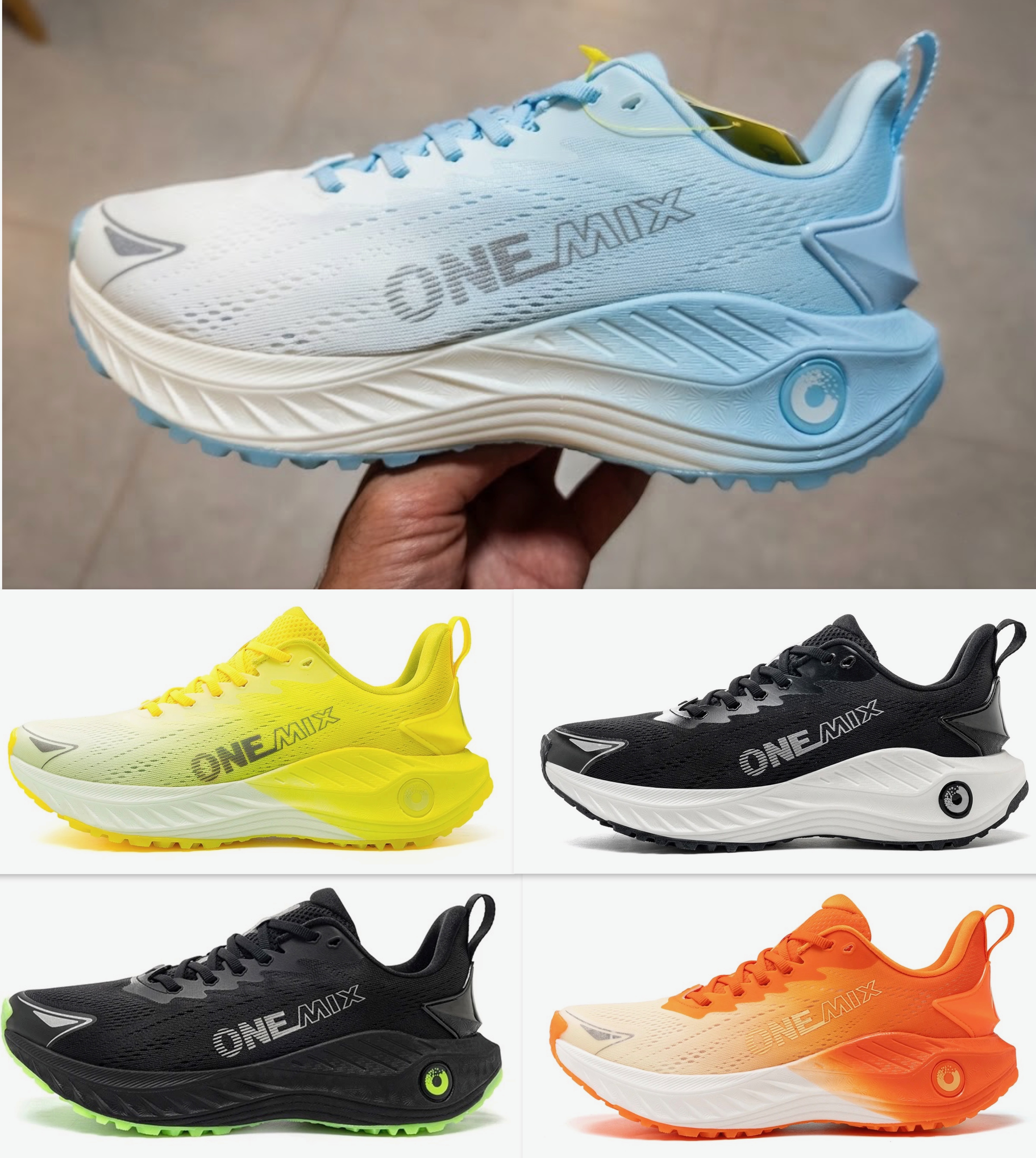 נעלי ספורט מהממות ונוחות לגברים ונוער מבית Onemix במחיר הזול אי פעם!