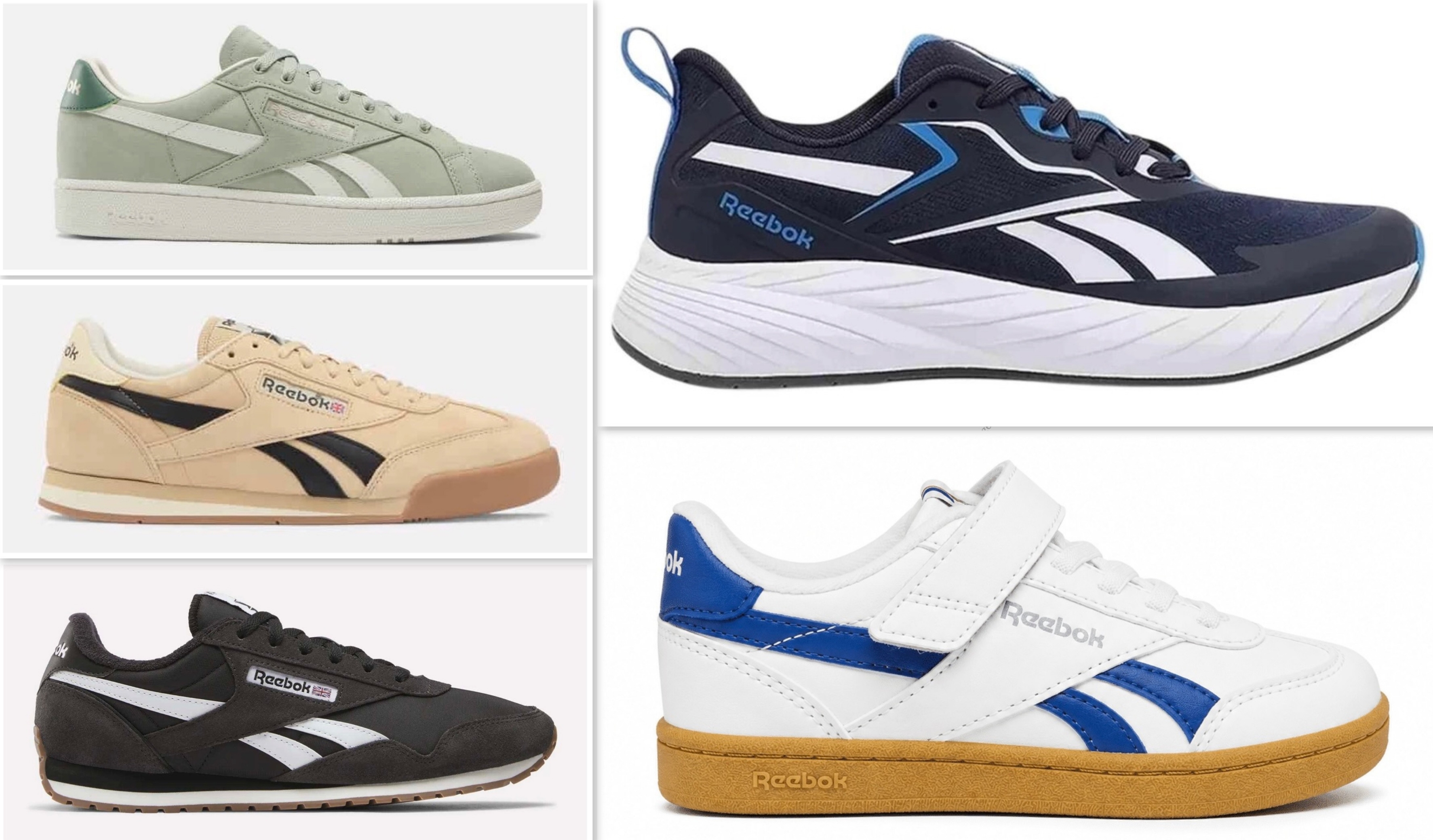 מחירי כסאח! מציאון נעלי אופנה וספורט Reebok ב-60% הנחה והחל מ-59.9 ש״ח בלבד‼️