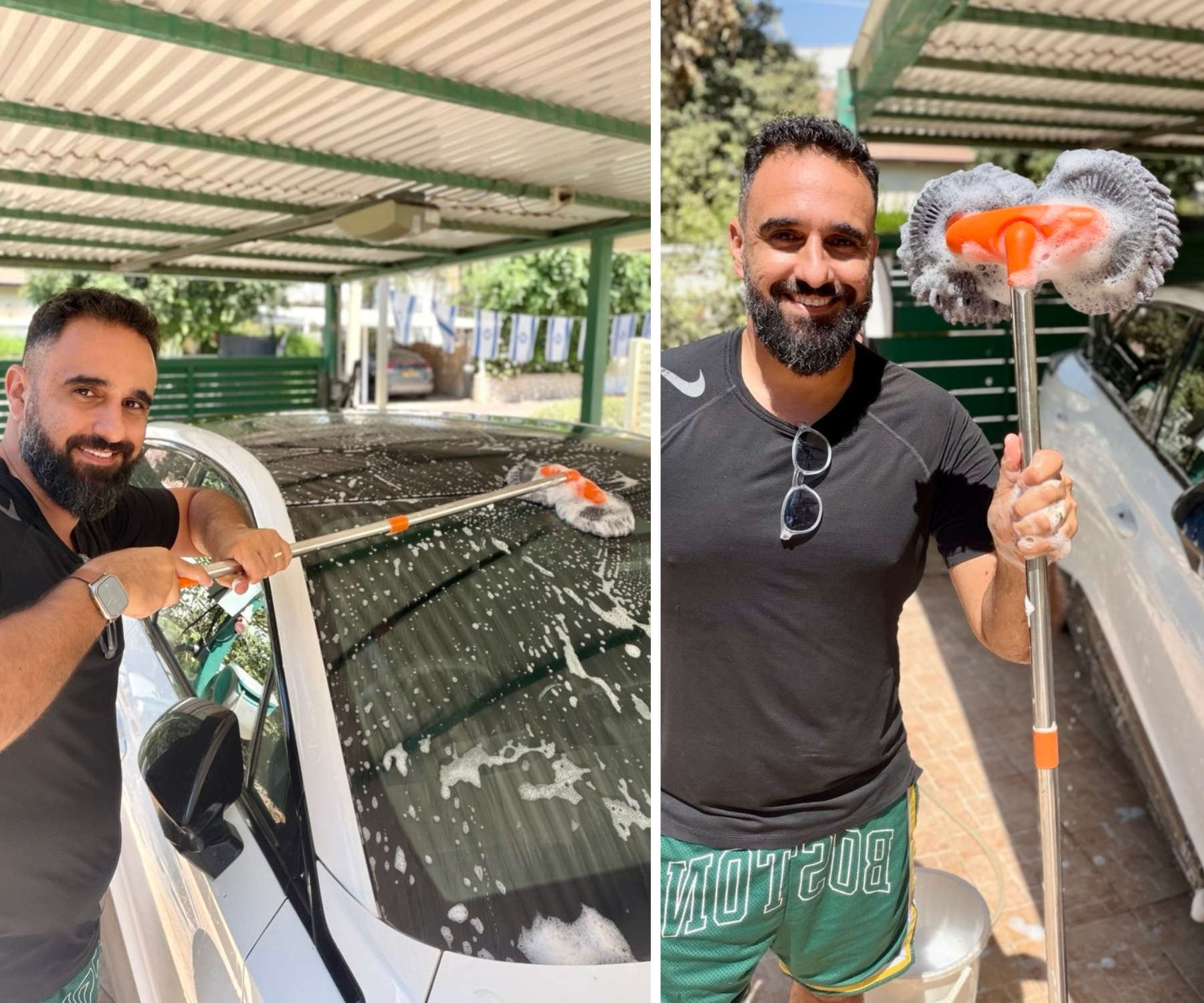 להיט ענק בישראל! מברשת ניקוי רכב ארוכה בדיל כמעט חינם!