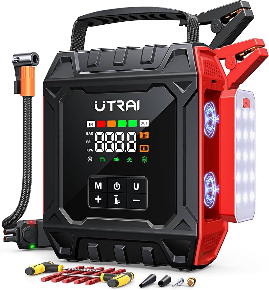 בוסטר התנעה וקומפרסור UTRAI JS-50 8000A