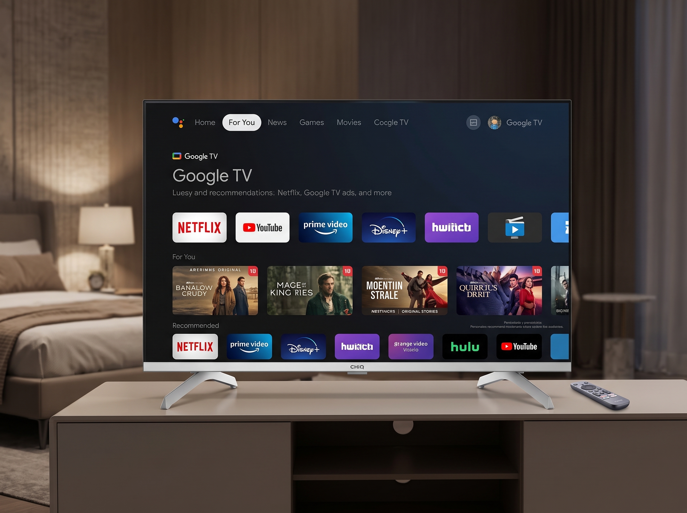 טלוויזיה חכמה 43" QLED ChiQ L43QM9GPW