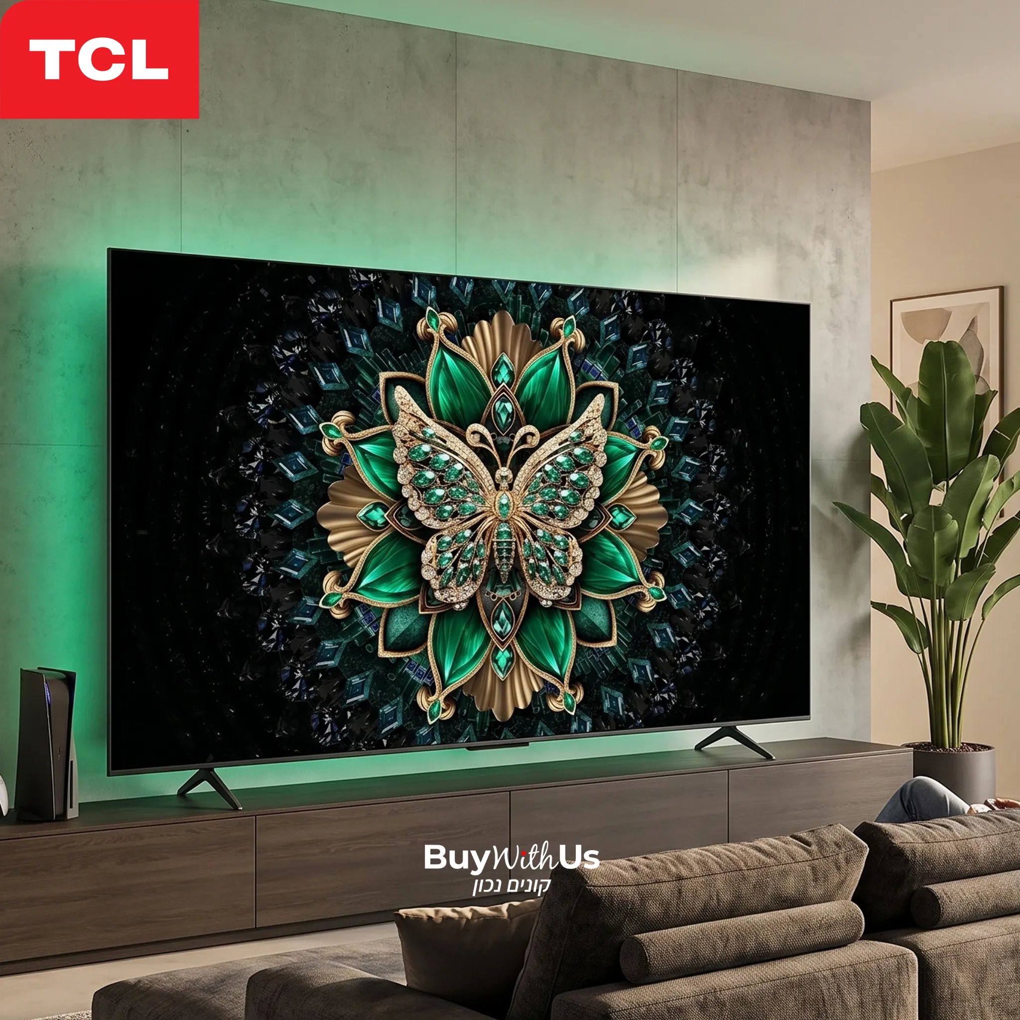 טלוויזיה TCL 75C6K 75 אינץ׳ QD-Mini LED