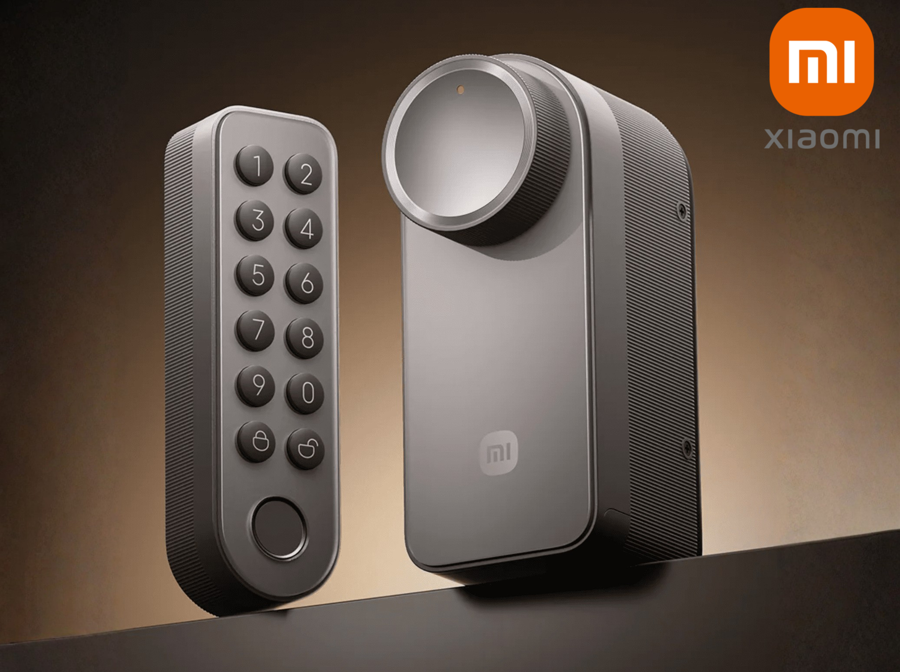 מנעול חכם לדלת כניסה Xiaomi Self-Install Smart Lock כולל קודן (Keypad)
