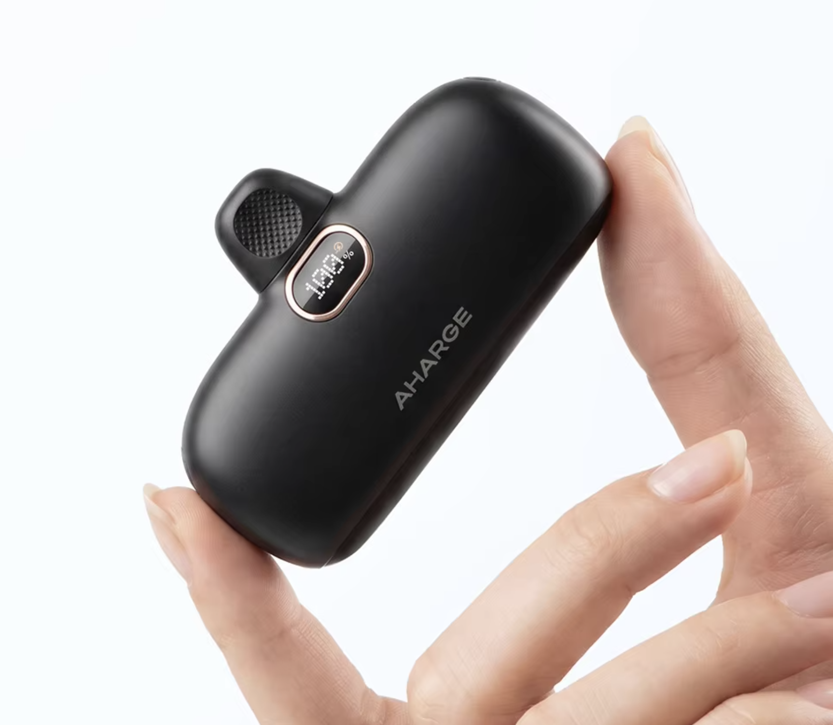 סוללה ניידת זעירה AHARGE 5000mAh 20W עם מחבר USB-C מובנה