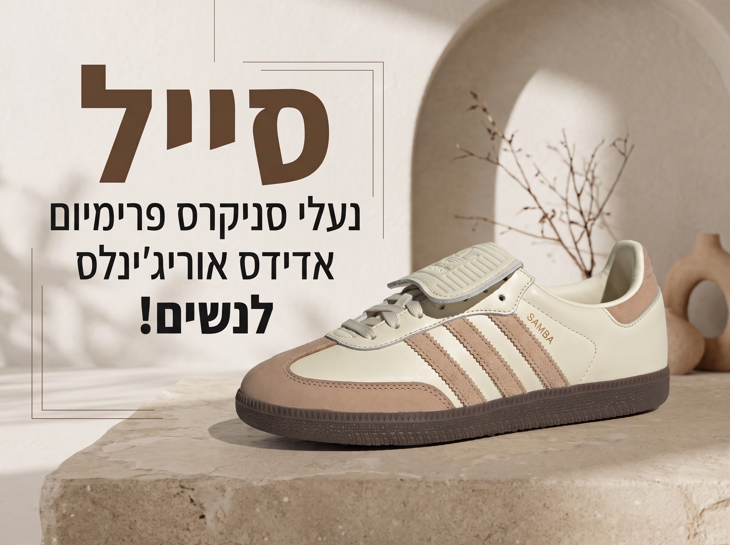 נעלי סניקרס פרימיום אדידס אוריג'ינלס לנשים בסייל!