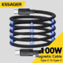 כבל מסולסל מגנטי יחודי Essager PD 100W במחיר בדיחה!