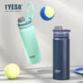 בקבוק מבודד שומר קור/חום הדגם החדש של Tyeso עם צבעי הפסטל והפקק המתברג האהוב במחיר משוגע!