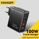 מטען קיר מהיר עד 100W מבית Essager במחיר פגז!!