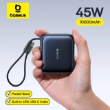 מטען נייד מיני סופר קומפטי וחזק Baseus 45W Mini Power Bank במחיר מטורף!