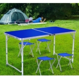 שולחן פיקניק מתקפל כולל 4 כיסאות Multi Garden מולטי גארדן