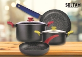 סט סירים ומחבתות צבעוני סולתם רדד SOLTAM Rainbow במחיר מטריף!