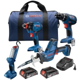 סט קומבו 4 כלים Bosch GXL18V-496B22 18V במחיר מדהים!
