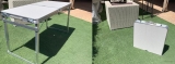 שולחן אלומיניום מתקפל 120×60 ס"מ PLAYA  צבע לבן במחיר הזול בארץ!
