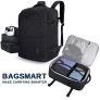 תיק גב BAGSMART הגדול והמבוקש! תחליף טרולי כולל אחסון למחשב במחיר פגז!