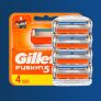 מארז 4 סכיני גילוח Gillette Fusion 5 במחיר סייל!