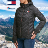 מעיל לנשים Tommy Hilfiger Hooded Puffer Jacket במחיר מדהים!