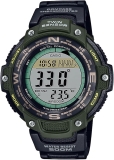 שעון מצפן דיגיטלי קשוח עמיד במים Casio Twin Sensor ‎ SGW-100-3AVCF במחיר מדהים!