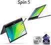 דיל מוגבל בזמן! מחשב נייד 2 ב1 מדגם Acer Spin 5 עם מסך טאצ' 2K מהמם!