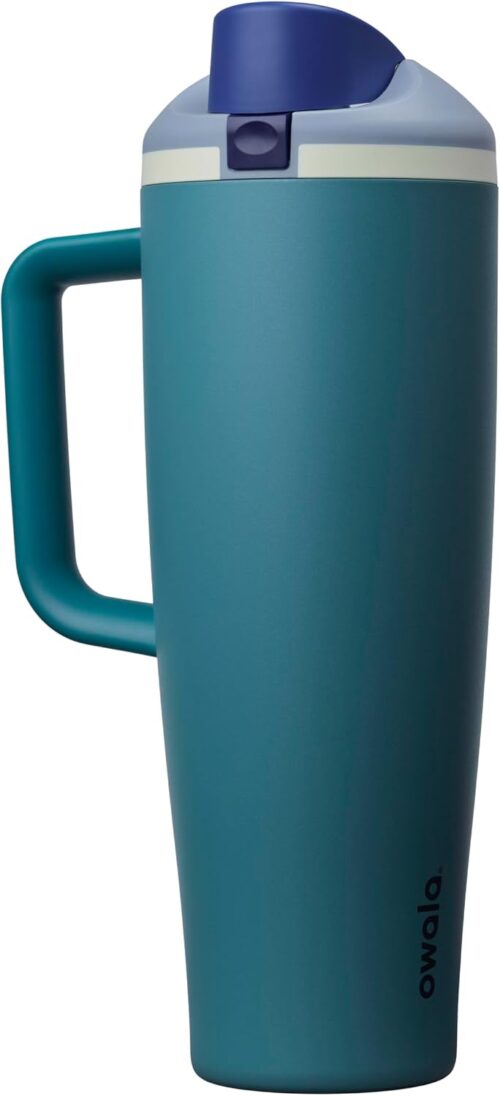 בקבוק מבודד Owala FreeSip Tumbler נפח ענק 1.2 ליטר צבע <strong><strong><strong><strong>Denim</strong></strong></strong></strong>