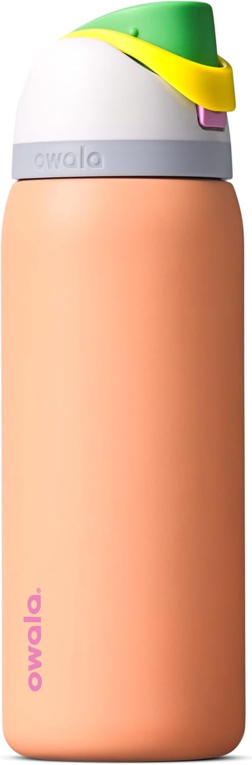 בקבוק מבודד Owala FreeSip נפח 710 מ״ל צבע <strong><strong>Peachy Keen</strong></strong>