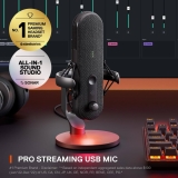 מיקרופון גיימינג עם תאורת RGB Lightsync וחיבור USB למחשב SteelSeries Alias החדש במחיר הזול בעולם!