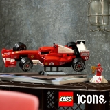 LEGO Icons Ferrari F2004 & Michael Schumacher (11375) – פריט אספנות חובה לחובבי פורמולה 1