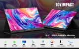 מסך חיצוני נייד JoyImpact 15.6" להרחבת סביבת העבודה במחיר הזוי!